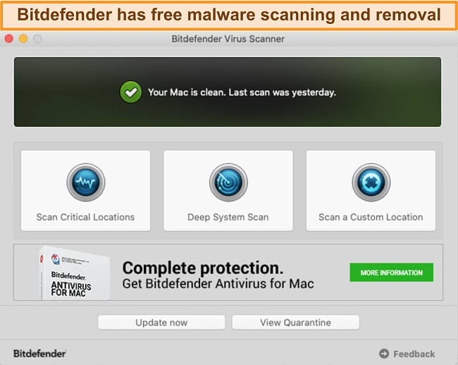 scan your mac for a virus