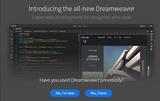 Getting started Dreamweaver
