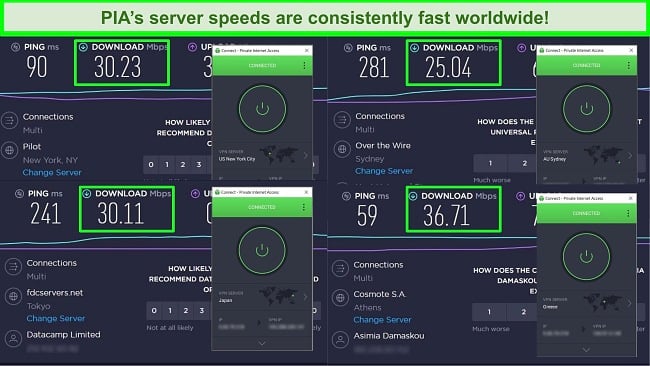 PIA-Speed-Test-US-Australia-Japan-Greece-Servers