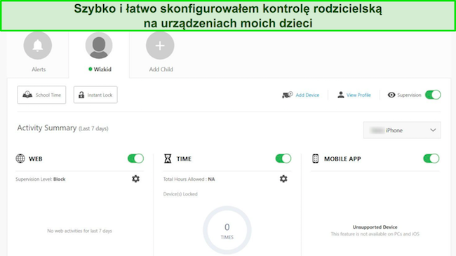 Kontrolę rodzicielską Norton możesz łatwo skonfigurować w ciągu kilku minut