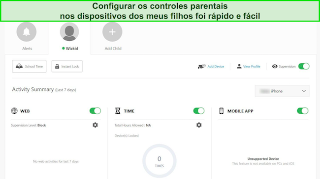 Você pode configurar facilmente o controle dos pais do Norton em poucos minutos