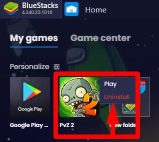 bluestacks plants vs zombies 1 hack