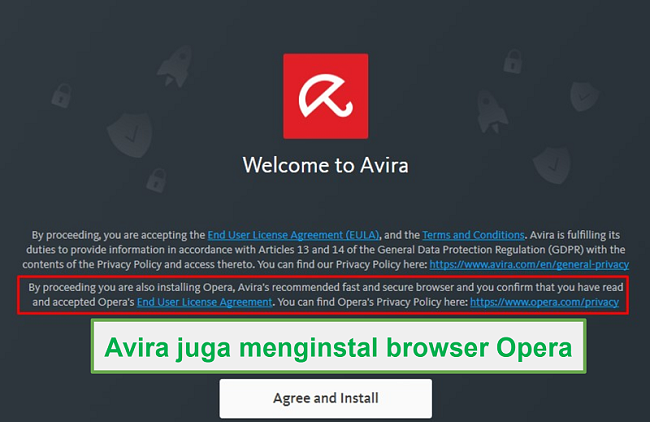 Avirra dikemas dengan Avira