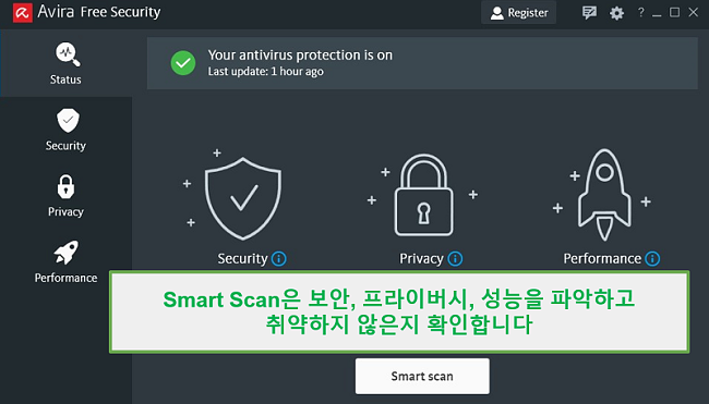 Avira 스마트 스캔