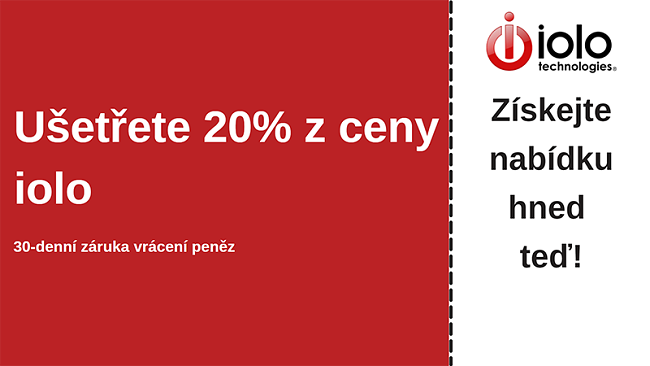 antivirový kupón iolo se slevou až 20% na všechny plány a 30denní zárukou vrácení peněz
