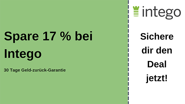 Intego Antivirus-Gutschein mit 17% Rabatt und 30-tägiger Geld-zurück-Garantie