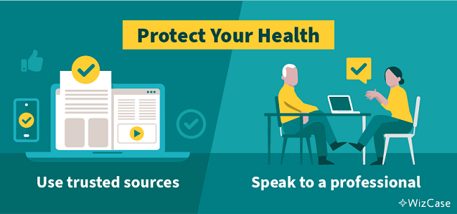 protect your health: use trusted sources, speak to a professional