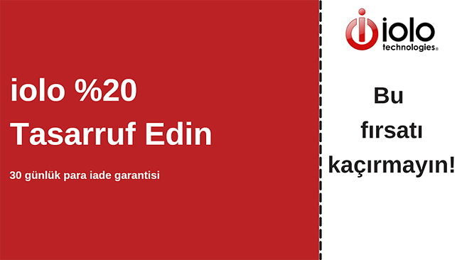 Tüm planlarda% 20'ye varan indirim ve 30 günlük para iade garantisi ile iolo antivirüs kuponu