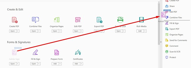 Dostosuj pasek narzędzi programu Acrobat