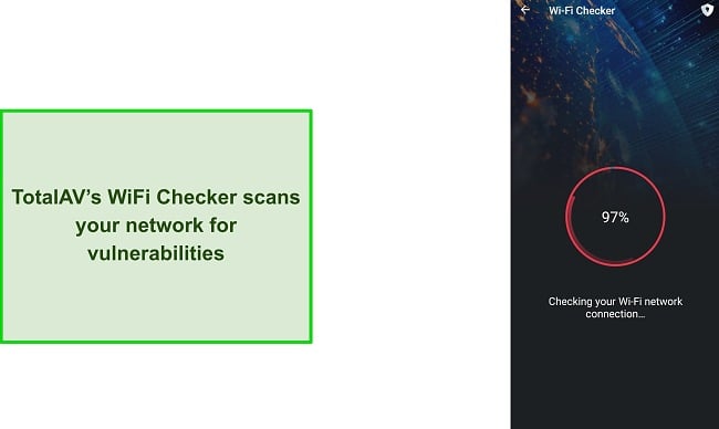 Screenshot of TotalAV's WiFi Checker