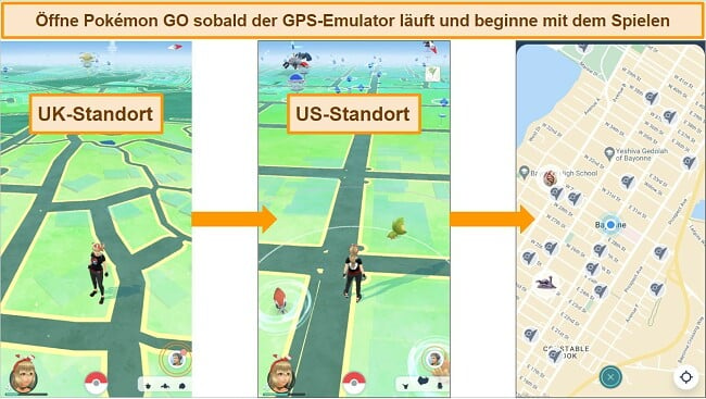 Anleitung zur Änderung des Pokémon GO-Standorts: Öffnen Sie Pokémon GO und beginnen Sie mit dem Spielen