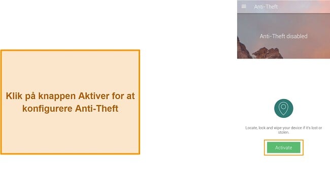 Anti-tyverifunktion i Panda Dome