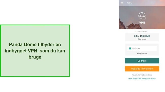 Panda Dome med indbygget VPN