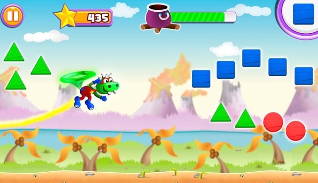 Screenshot of the Dino Tim Full Version: Basic Math for Kids app