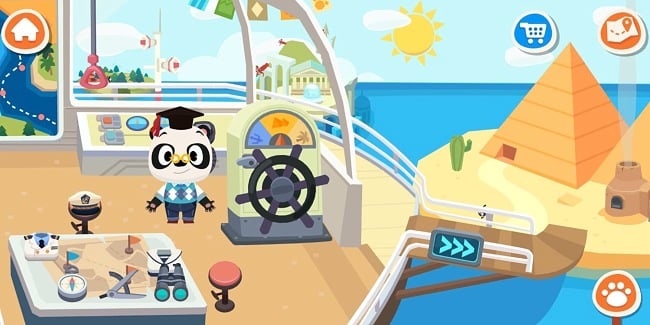 Screenshot of the Dr. Panda on Holiday app