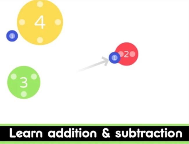 Screenshots from the Dexteria Dots - Get in Touch With Math App