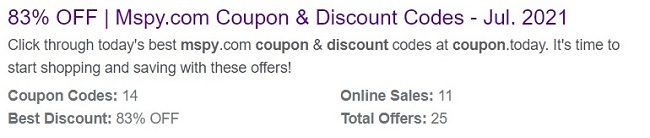 Mspy coupon