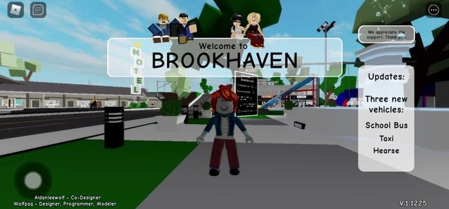 Screenshot of the Roblox app.