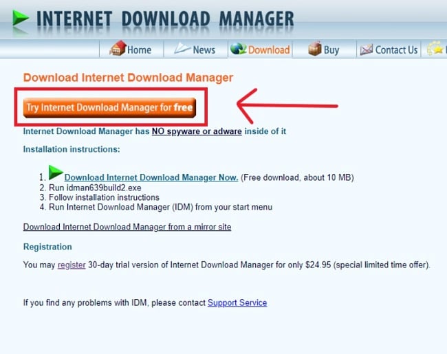 how to get free internet download manager full version
