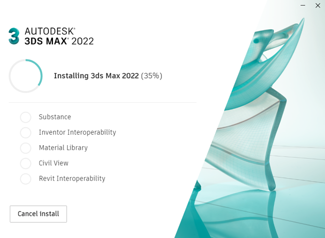 3DS Max installation windows