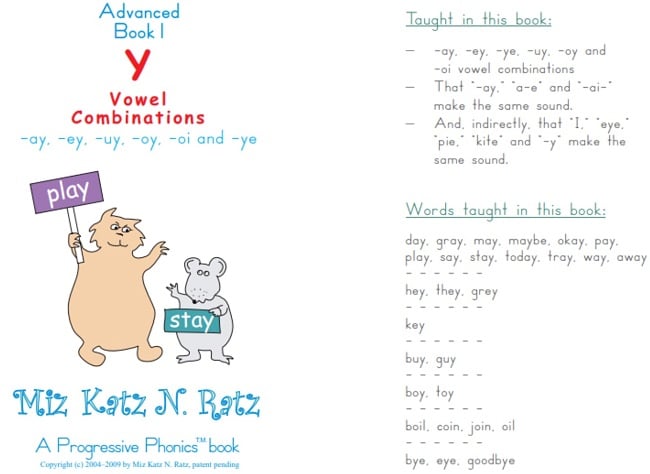 Advanced phonics books