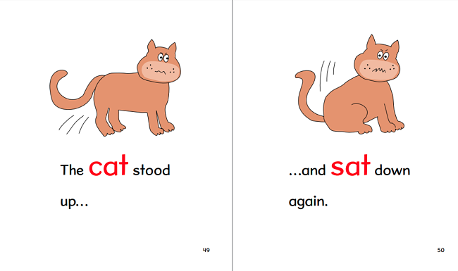 The All Cat Club introduces new words with pictures