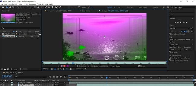 After Effects Interface