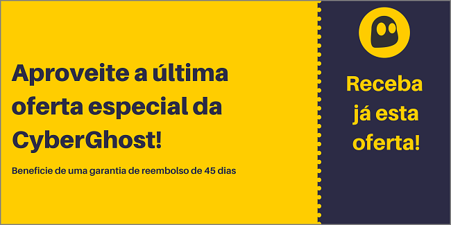 Cupom de desconto CyberGhost VPN
