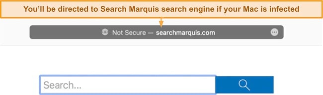 Screenshot of Search Marquis search engine