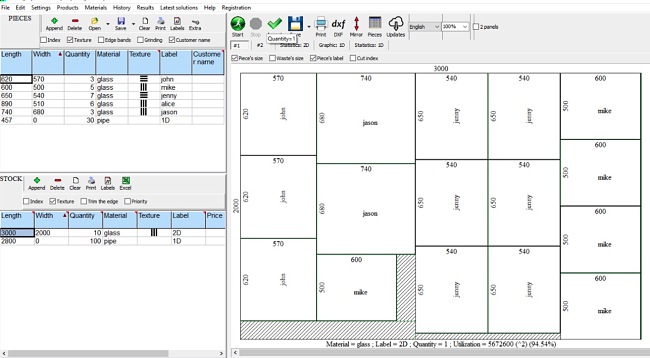 free cutting list software download