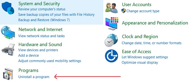 Microsoft Security Essentials settings