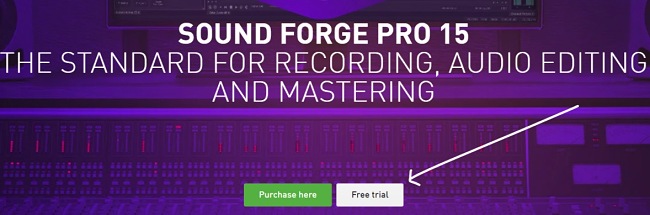 Magix Sound Forge Pro 15 download button