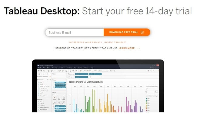 how to download tableau for free