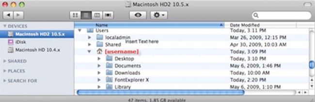 FontExplorer X Pro Mac directory screenshot