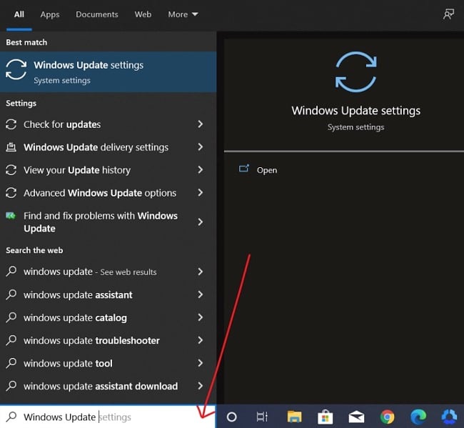 Windows 10 settings