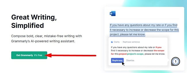 Grammarlyを無料でダウンロード