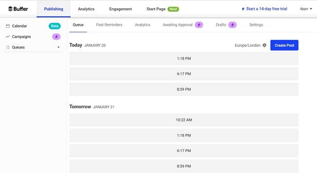 Getting started with Buffer