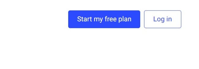 Buffer login buttons screenshot