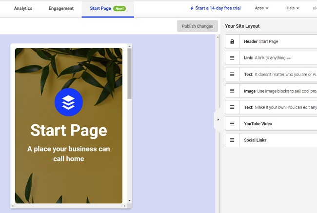 Buffer campaigns page screenshot