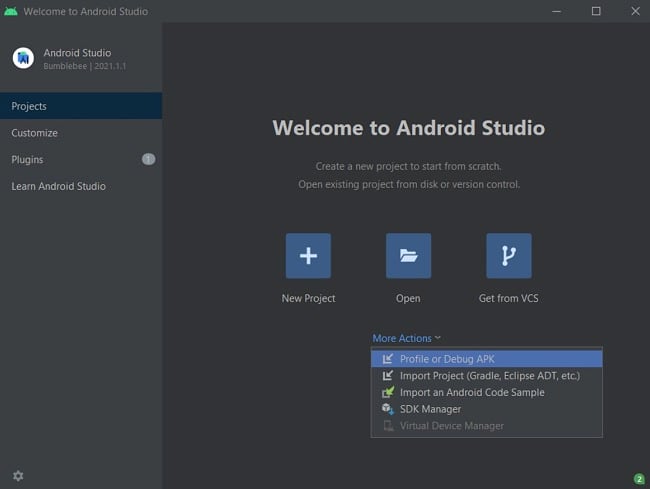 Android Studio user interface screenshot