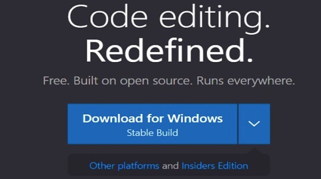 Visual Studio Code download for Windows