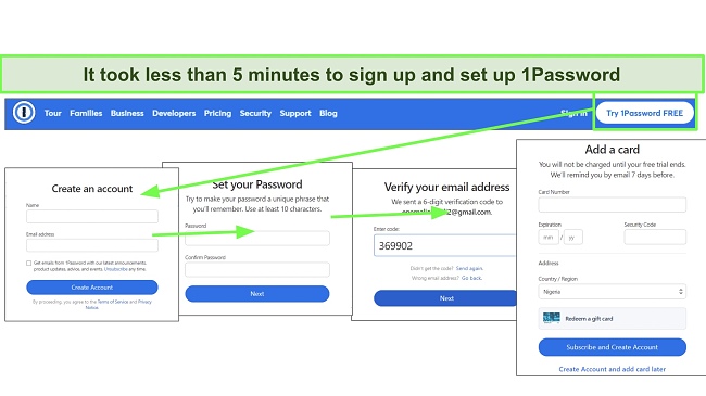 1Password is easy to set up