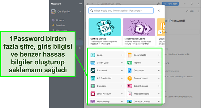 1Password, parola eklemeyi kolaylaştırır.