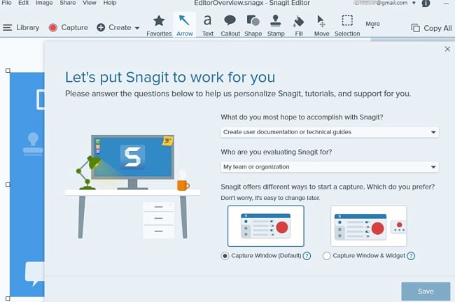 Snagit user interface screenshot