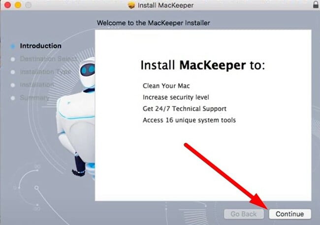 Install MacKeeper