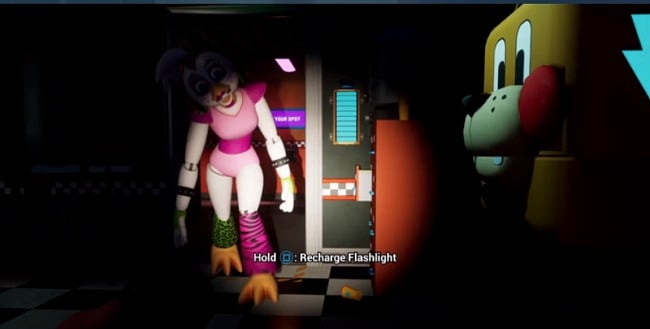 Five Nights at Freddy's ในภาพหน้าจอของเกม