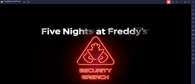 Captura de pantalla de la página de carga de Five Nights at Freddy's