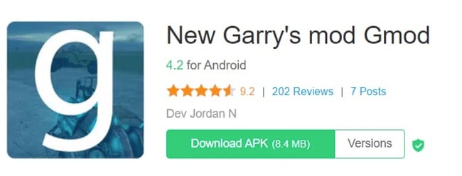 Garry's Mod download APK screenshot