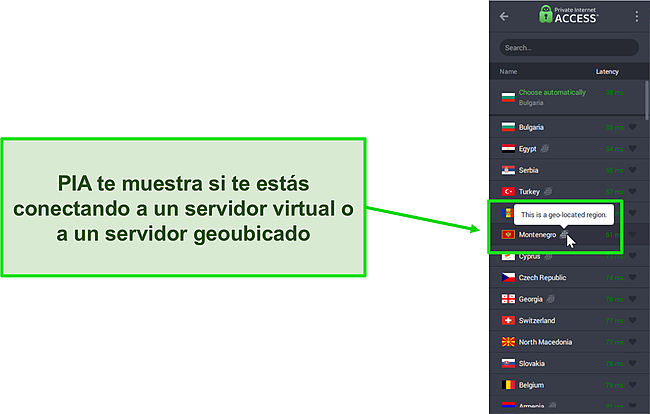 Servidores virtuales PIA.