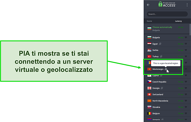 Server virtuali PIA.